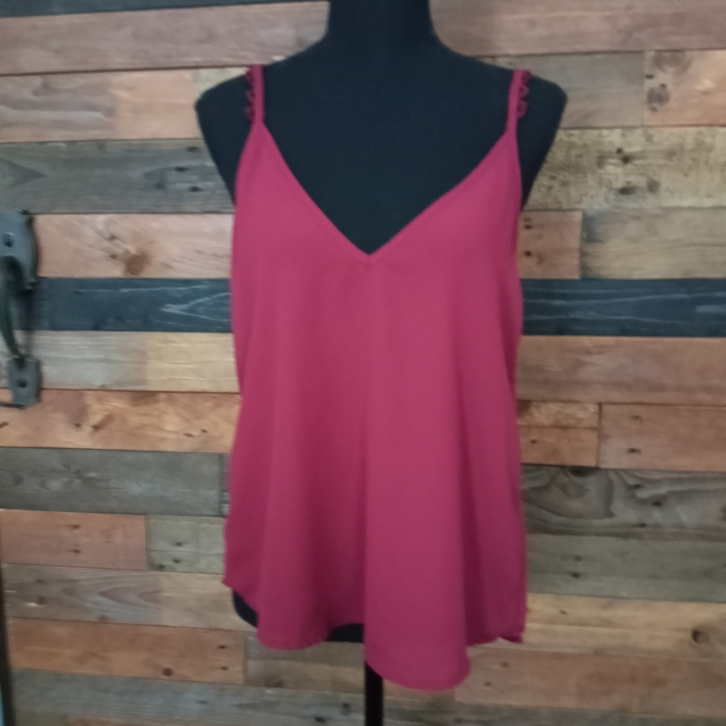 Euc Shein Burgundy Sleeveless Top - Medium